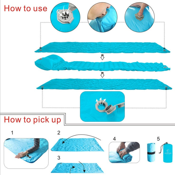 Inflatable Honeycomb Camping Sleeping Mattress Mat