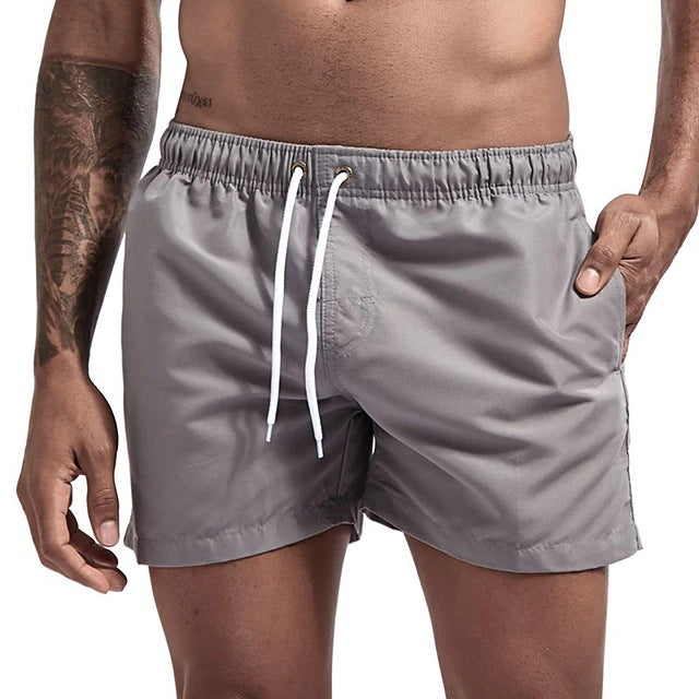 Men’s Candy Color Casual Beach Shorts