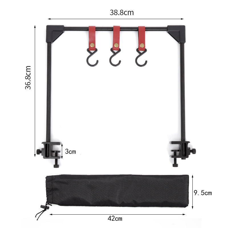 Small Hanging Rack with Adjustable Base Clamp