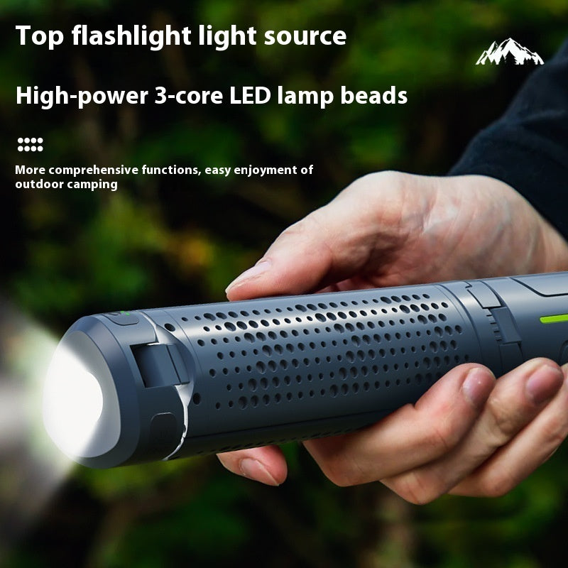 Rechargeable Three-leaf Bracket Camping Lantern