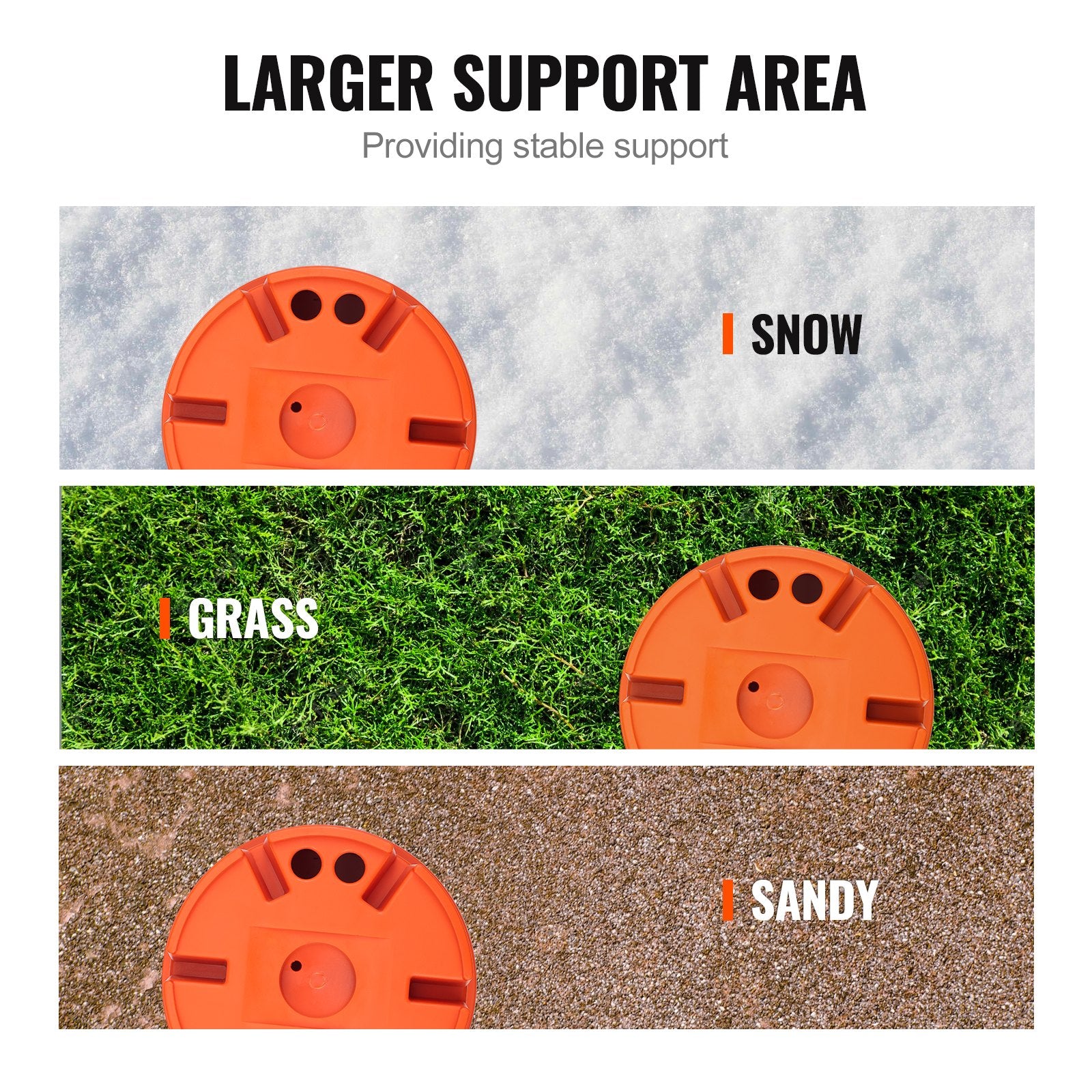 RV Jack Block 2000 Lbs Capacity Stabilizer Blocks 2-Pack