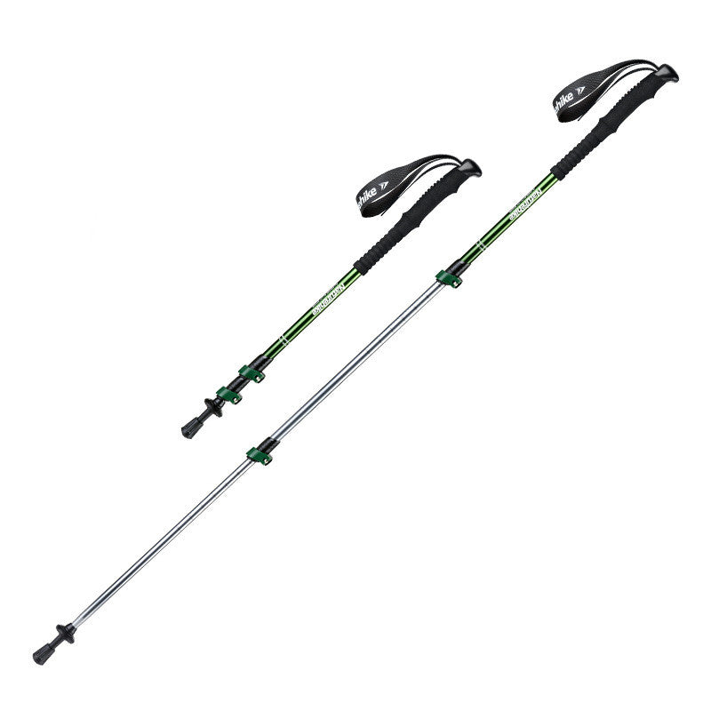 Family Kids Three Section Adjustable Trekking Poles Hiking Sticks