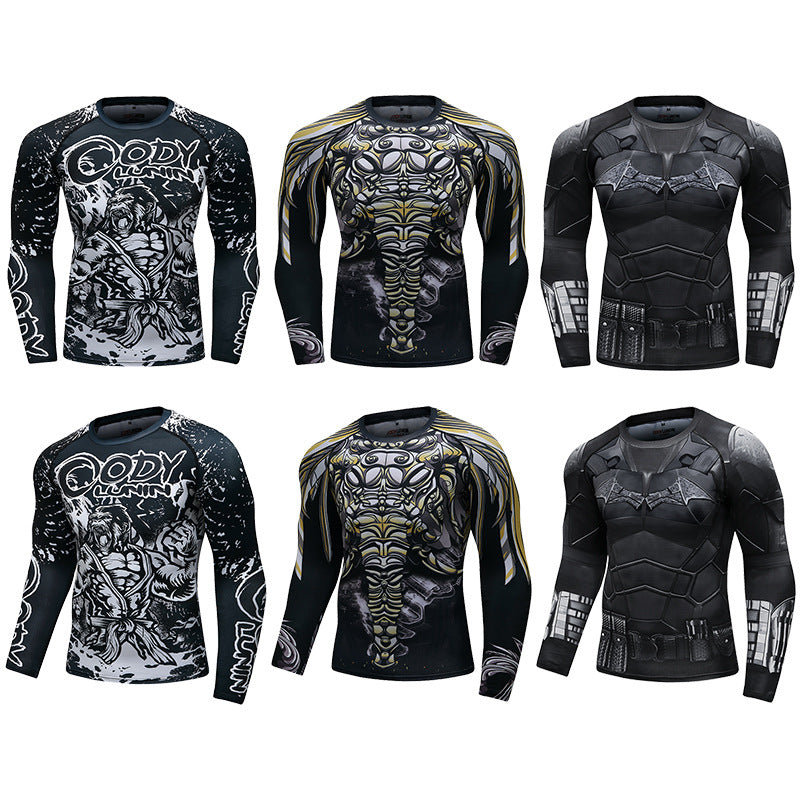 Sundial Brazilian Jiu-Jitsu Compression Rash Guard Training Top