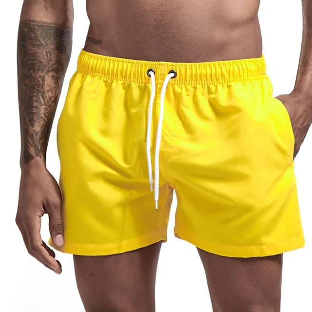 Men’s Candy Color Casual Beach Shorts