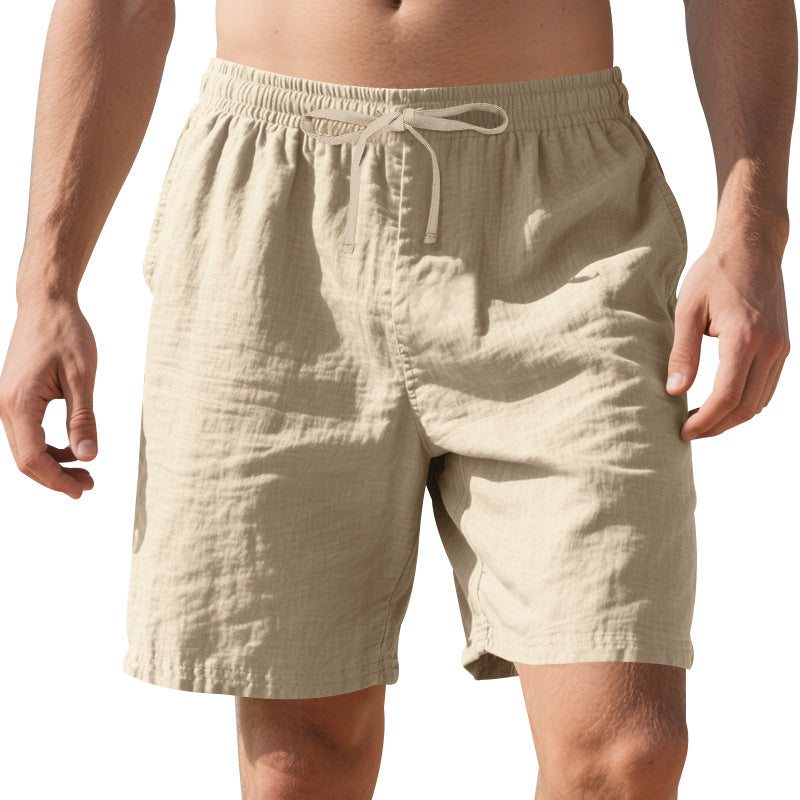 Men’s Lightweight Linen Beach Shorts