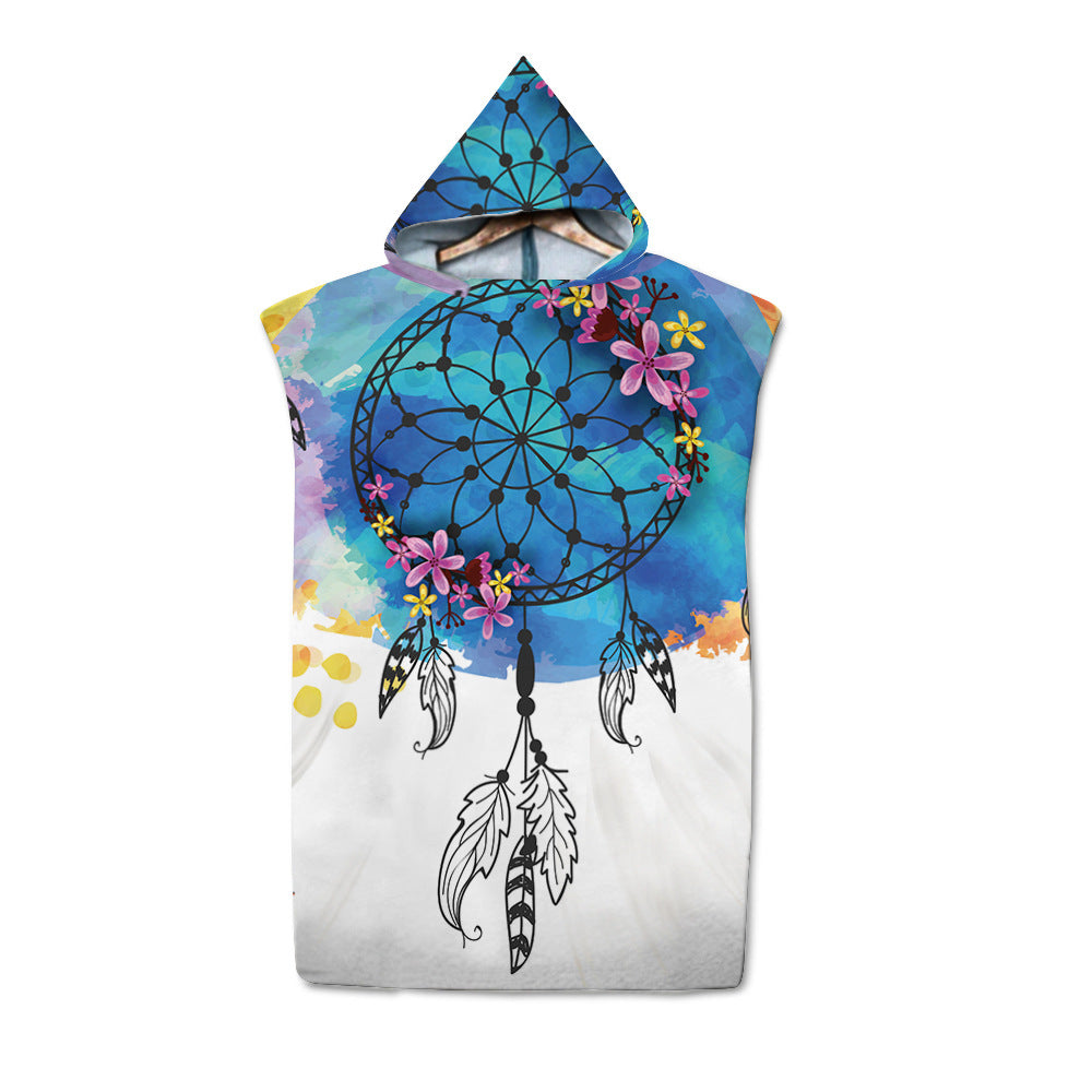 Beach Sun Protection Wearable Swimming Towel