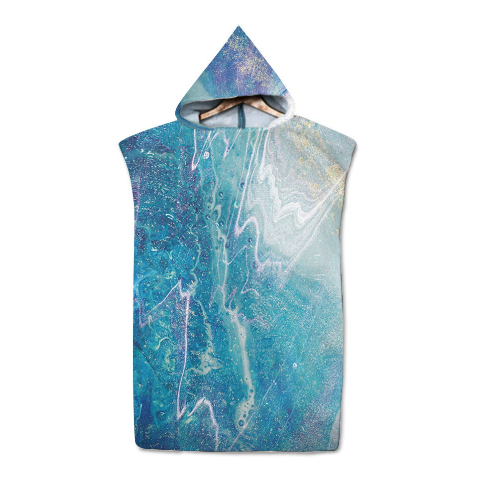 Beach Sun Protection Wearable Swimming Towel