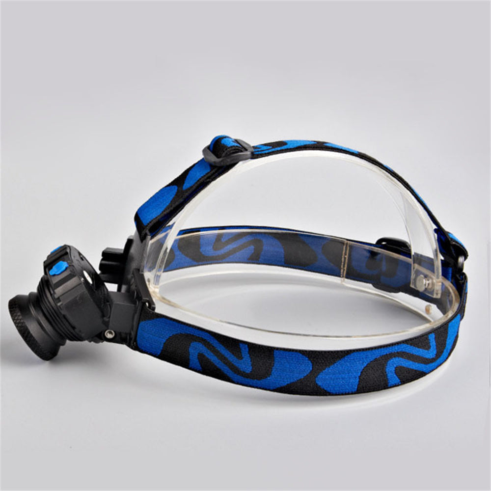 Rechargeable Polymer LED Headlamp Focus Beam Head-Mounted Camping Cycling Light