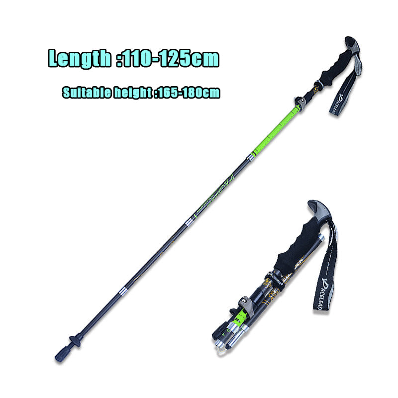 Outdoor Carbon Folding Trekking Poles Lightweight Hiking Sti