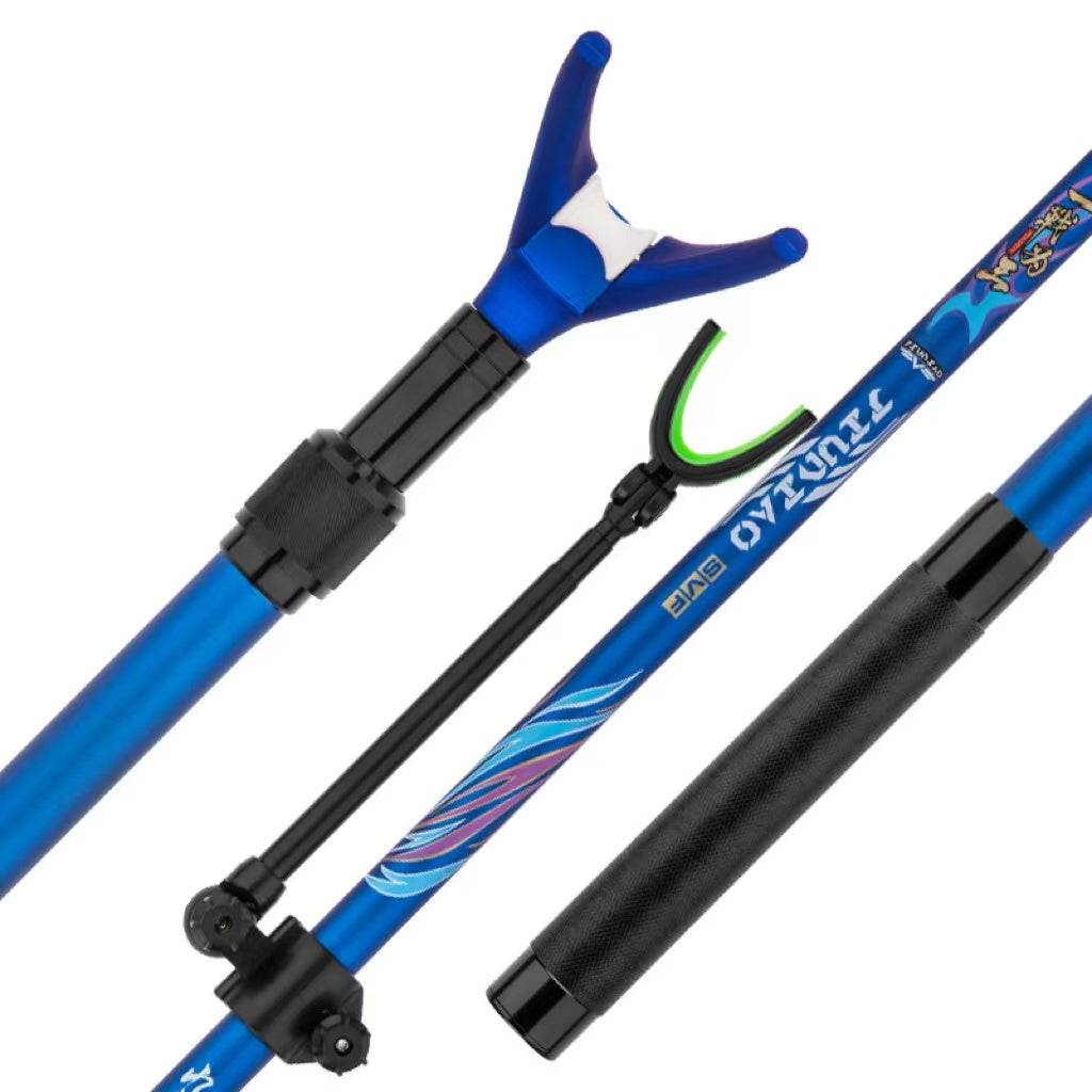 Carbon Fishing Rod Support Stand Adjustable Rod Holder