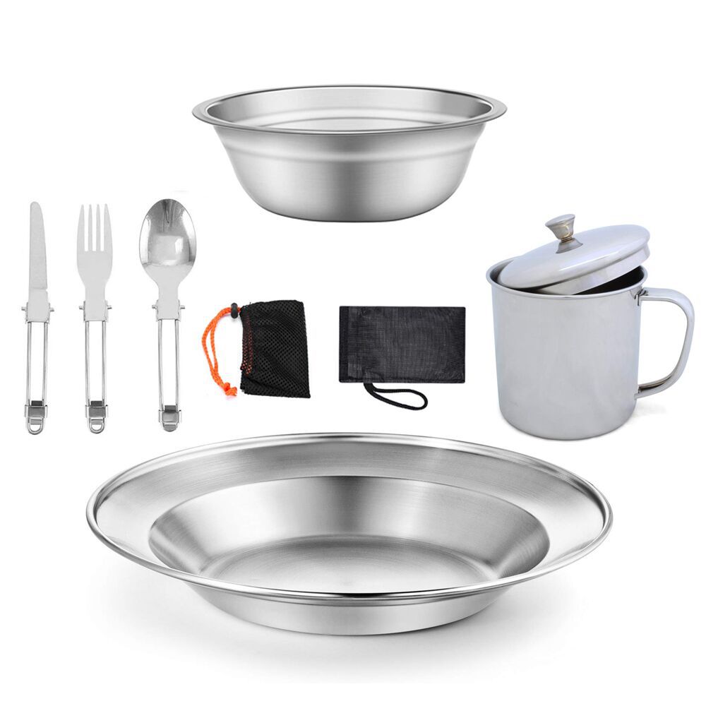 Stainless Steel Tableware Set