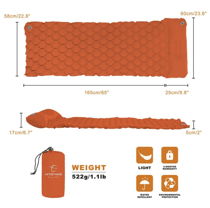 Inflatable Honeycomb Camping Sleeping Mattress Mat