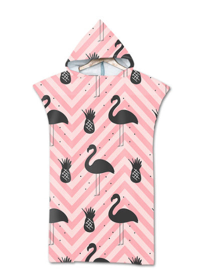 Beach Sun Protection Wearable Swimming Towel