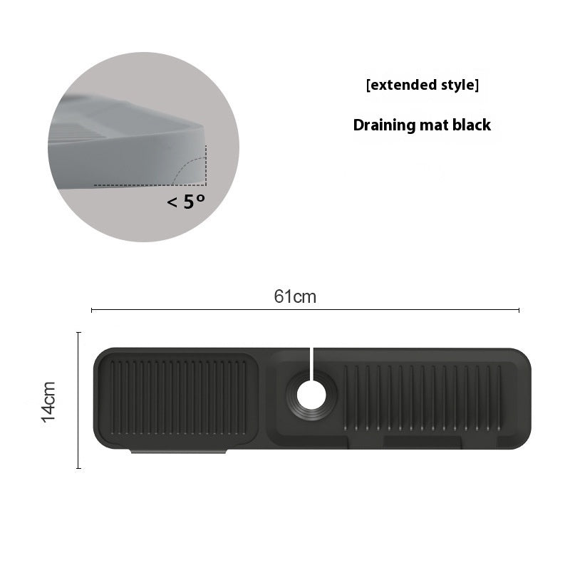 Silicone Anti Skid Faucet Drain Pad