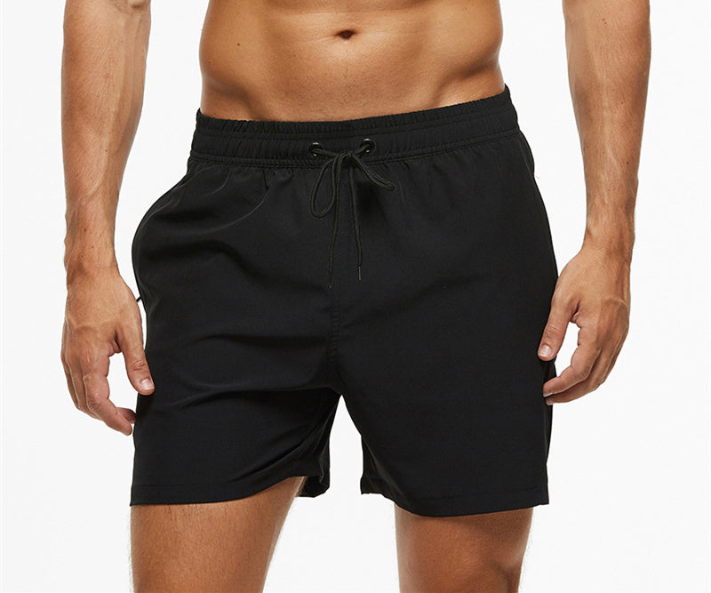 Men's Casual Solid Color Swim Trunks
