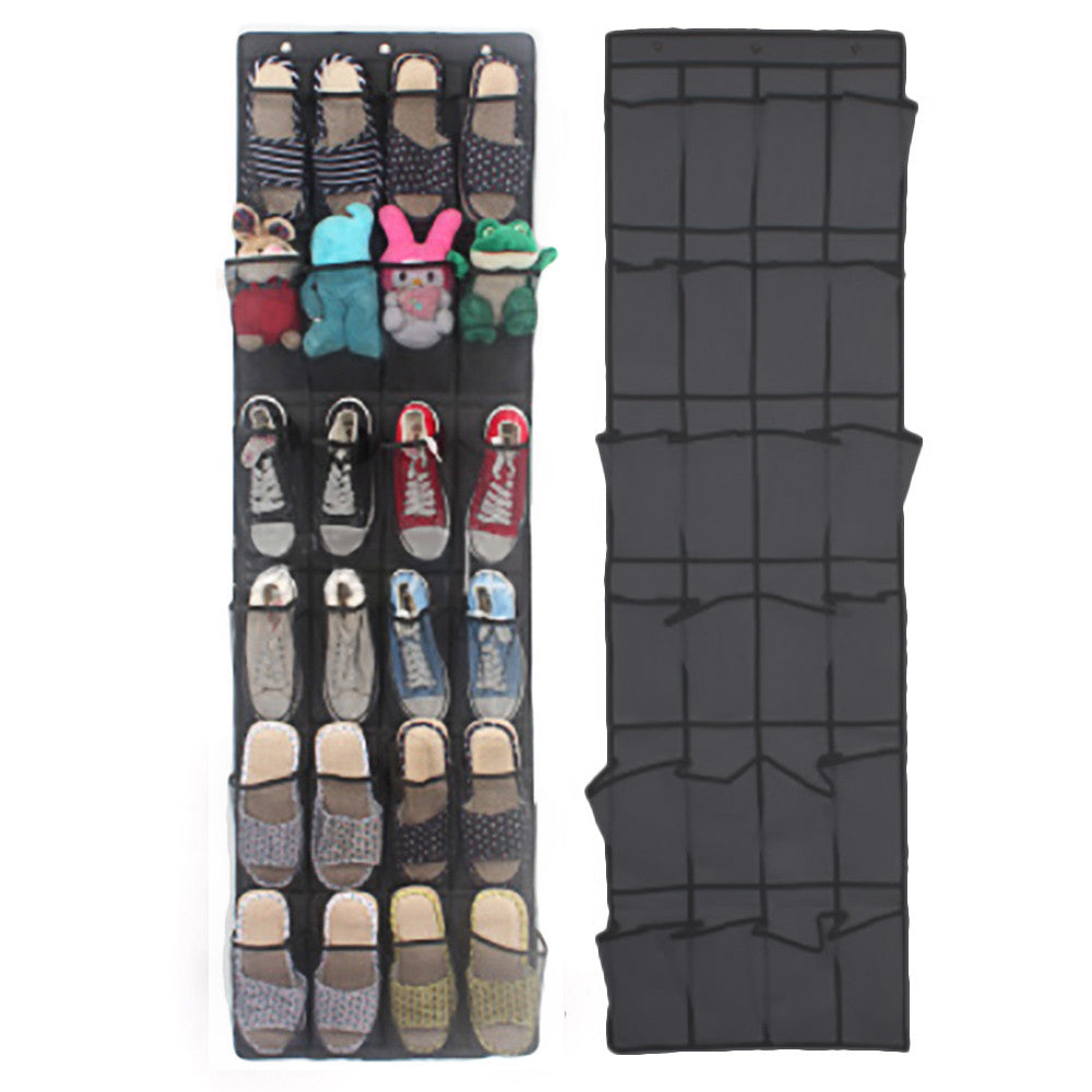 24 Pocket Door Hanging Shoe Storage Rack