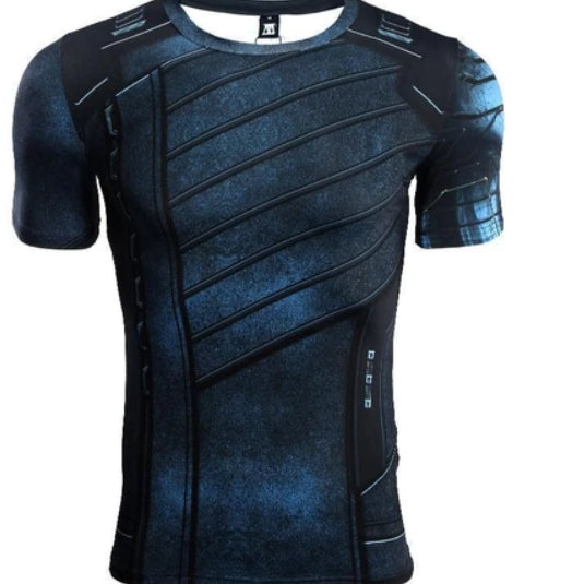Buck Winter Soldier BJJ Compression Rash Guard Training Top