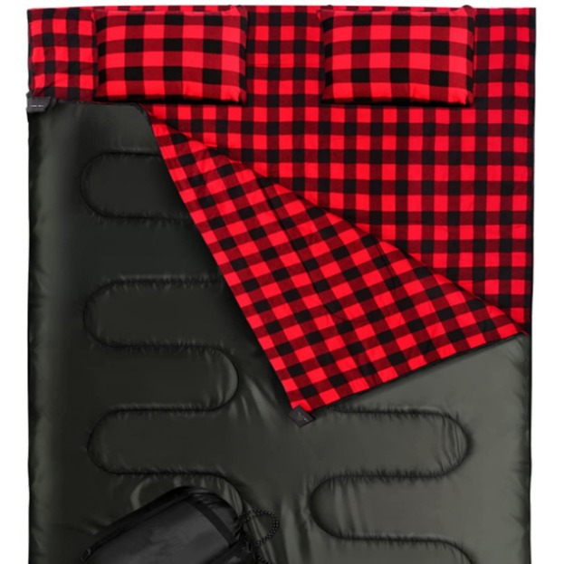 Camping Flannel Sleeping Bag Thickened