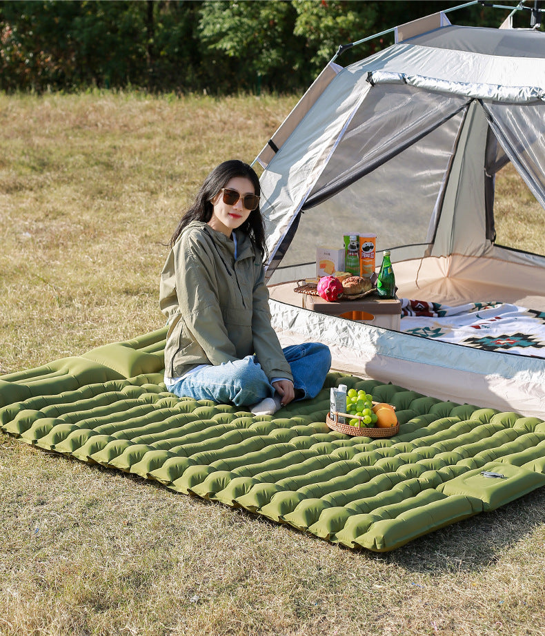 TPU Thickened Double Air Mattress Outdoor Sleeping Mat