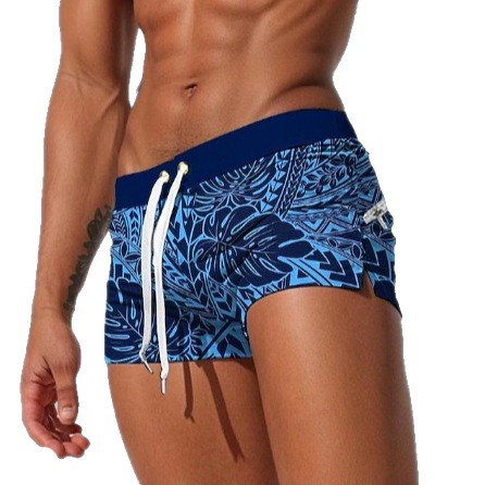 Men’s Tropical Print Swim Trunks