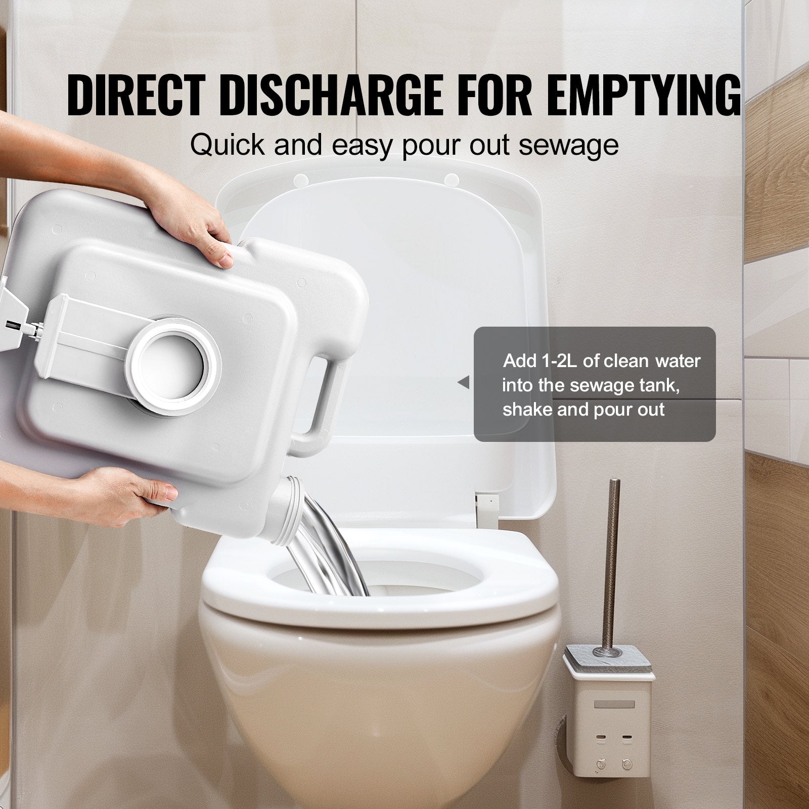 Portable Camping Toilet With Carry Bag