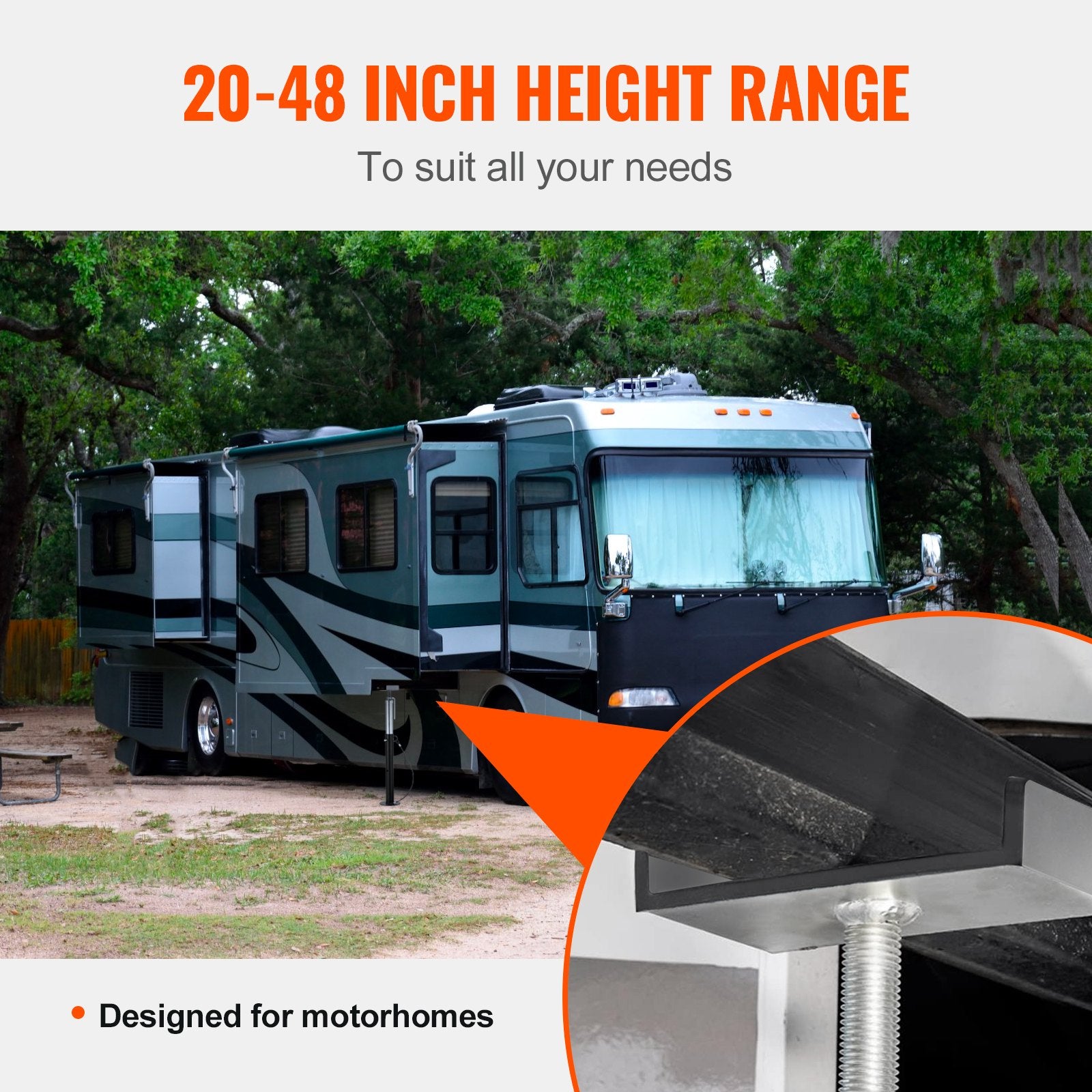RV 5000 Lbs Slide-Out Stabilizer Jacks