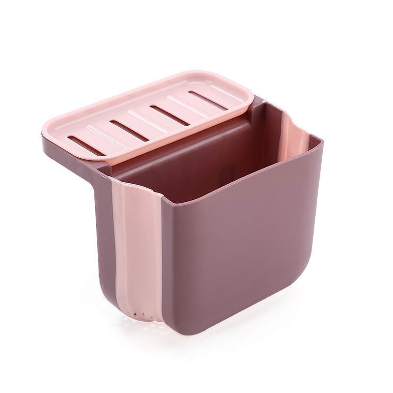 Kitchen Sink Strainer Basket With Suction Cup Drainer Rack