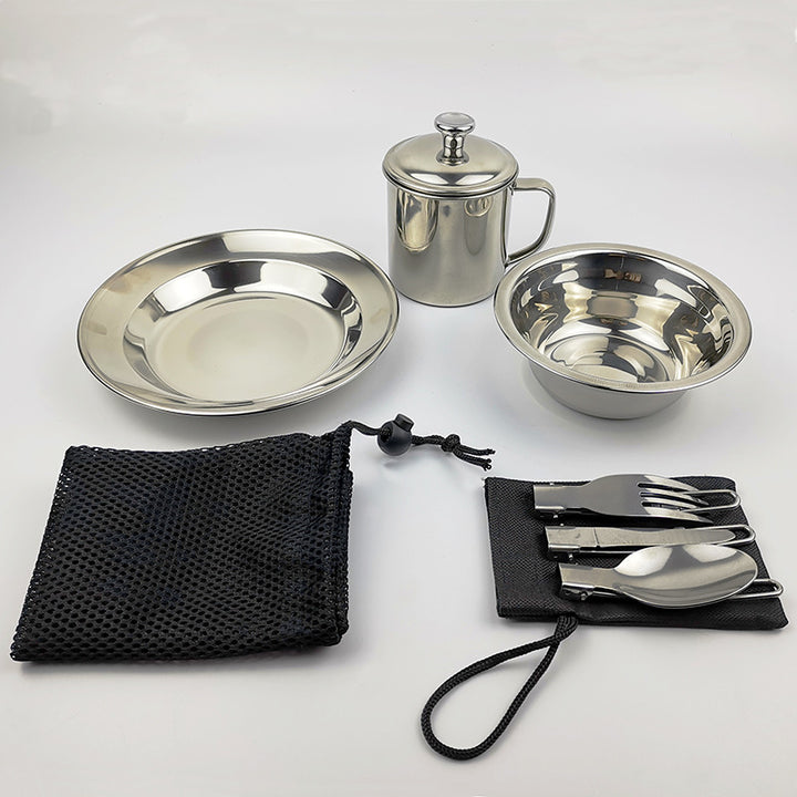 Stainless Steel Tableware Set