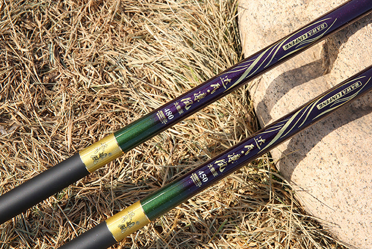 High Carbon Light Hard 6H19 Black Pit Fishing Rod Short Pitch Hand Rod