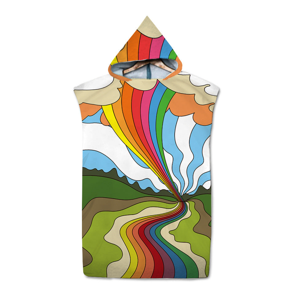 Beach Sun Protection Wearable Swimming Towel