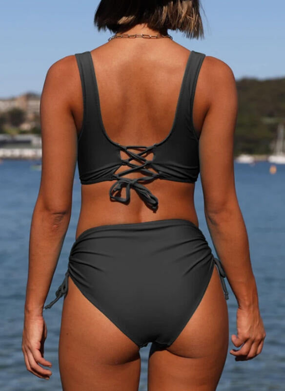 Fashion Strappy Women Bikini Swimsuit