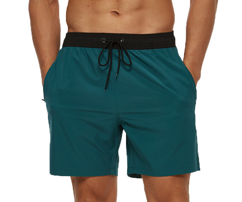 Men's Casual Solid Color Swim Trunks