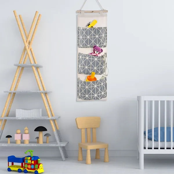 Wall Mounted Door Closet Hanging Storage Storage Bag Organizer