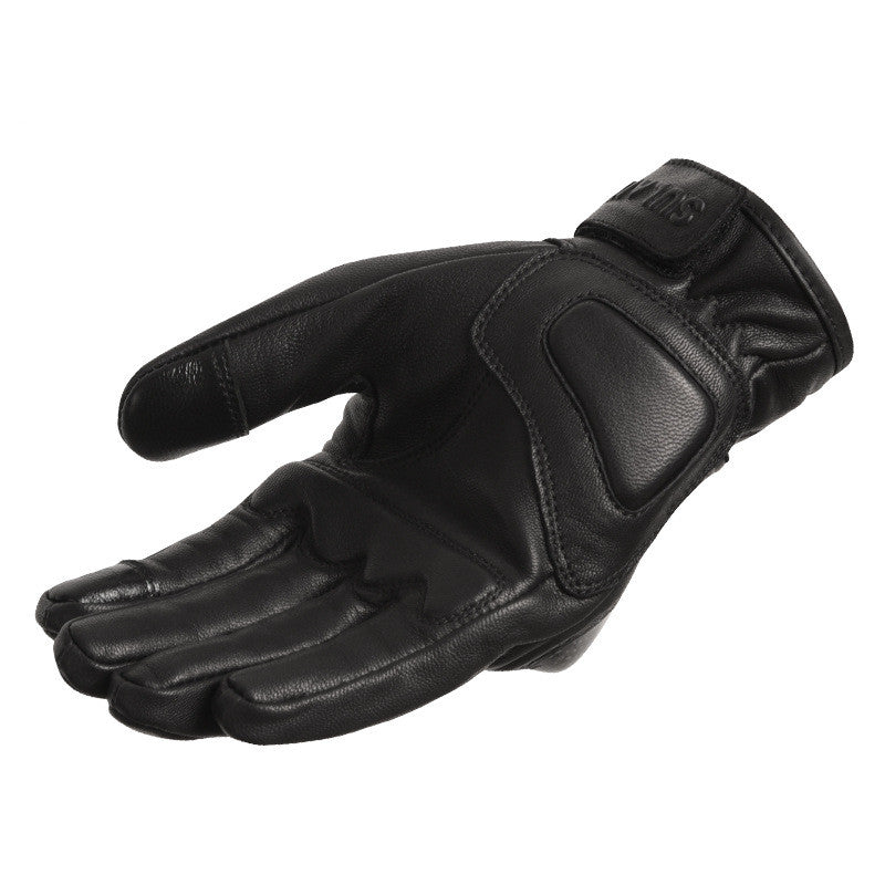 Motorcycle Sheepskin Riding Full Finger Gloves