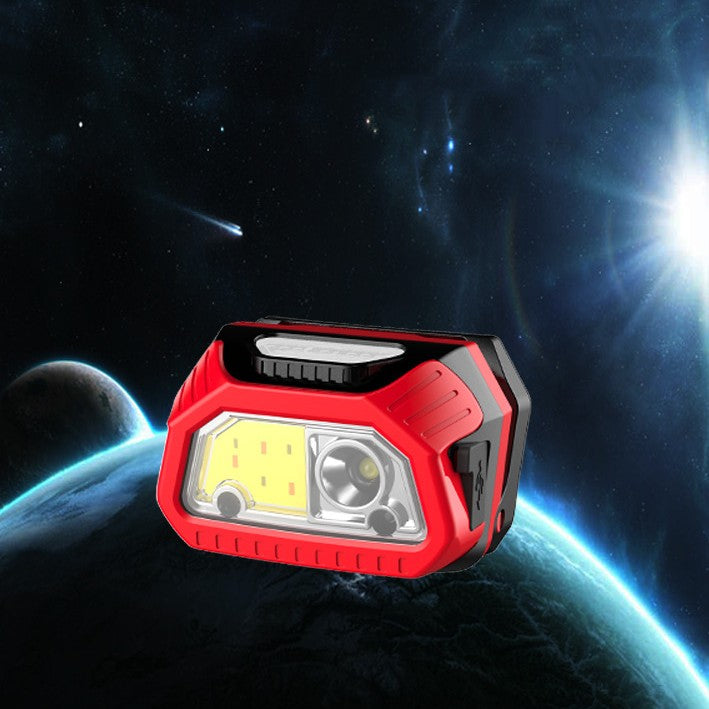 USB Rechargeable Infrared Sensor Fishing Headlam