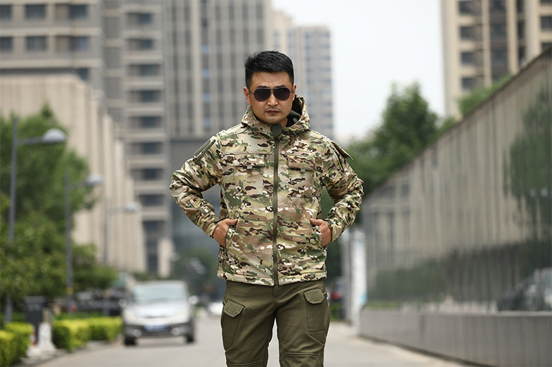Shell Jacket Camouflage Cold Sports Sweater