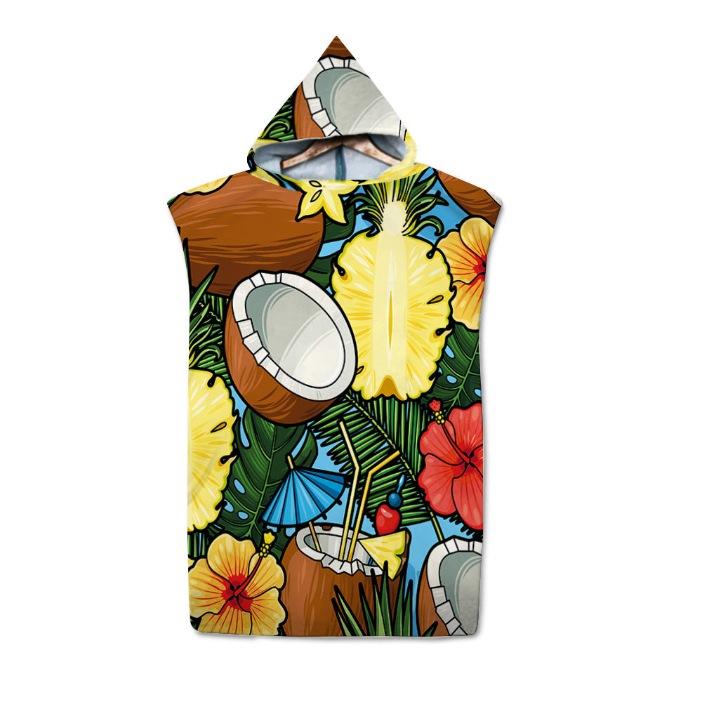 Beach Sun Protection Wearable Swimming Towel