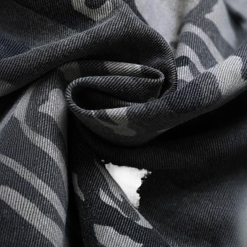 Camouflage American Polo Collar Jacket