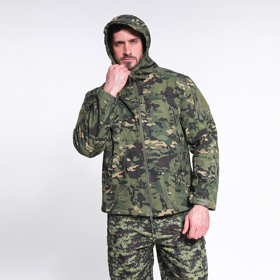 Outdoor Jacket Warm Camouflage For Winter