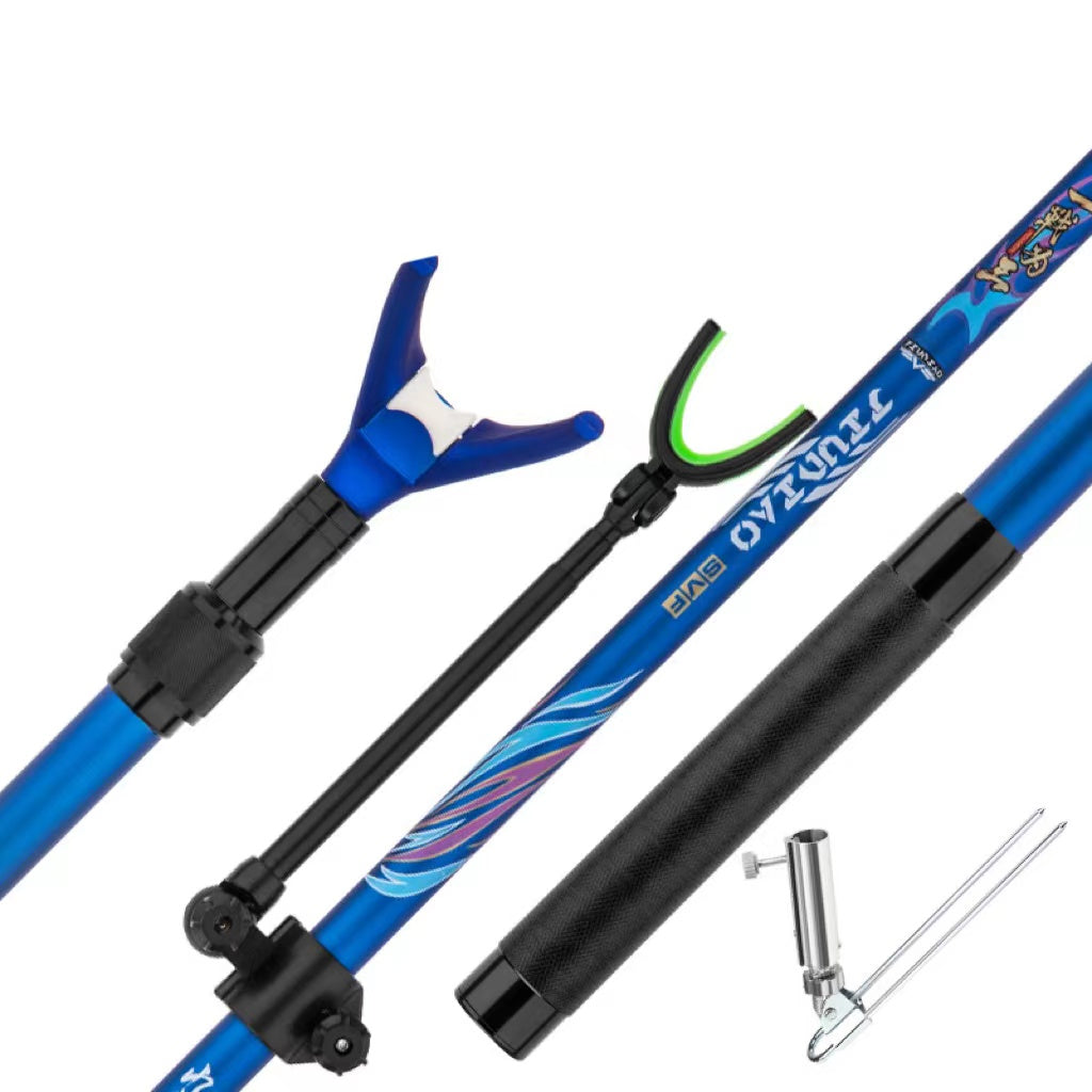 Carbon Fishing Rod Support Stand Adjustable Rod Holder