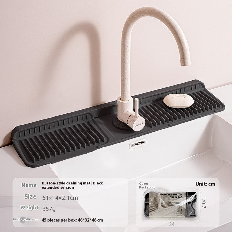 Silicone Anti Skid Faucet Drain Pad