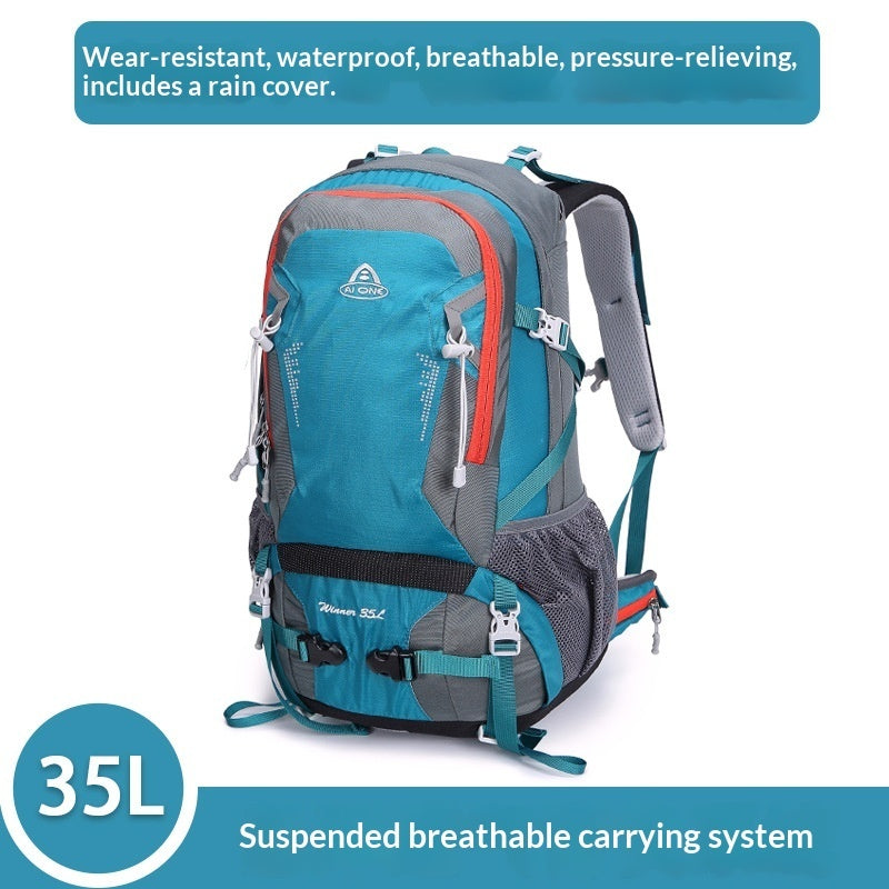 Unisex 35-Liter High-Capacity Backpack