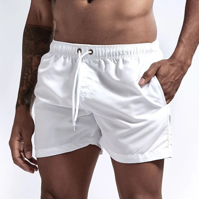 Men’s Candy Color Casual Beach Shorts