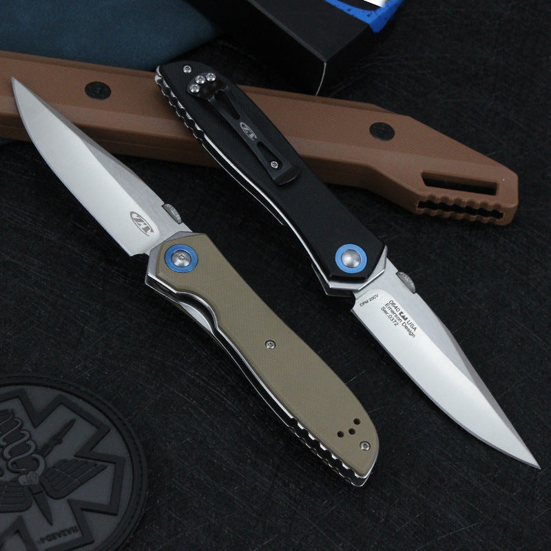 High Hardness Outdoor Folding Knife Self Defense Pocket Tool