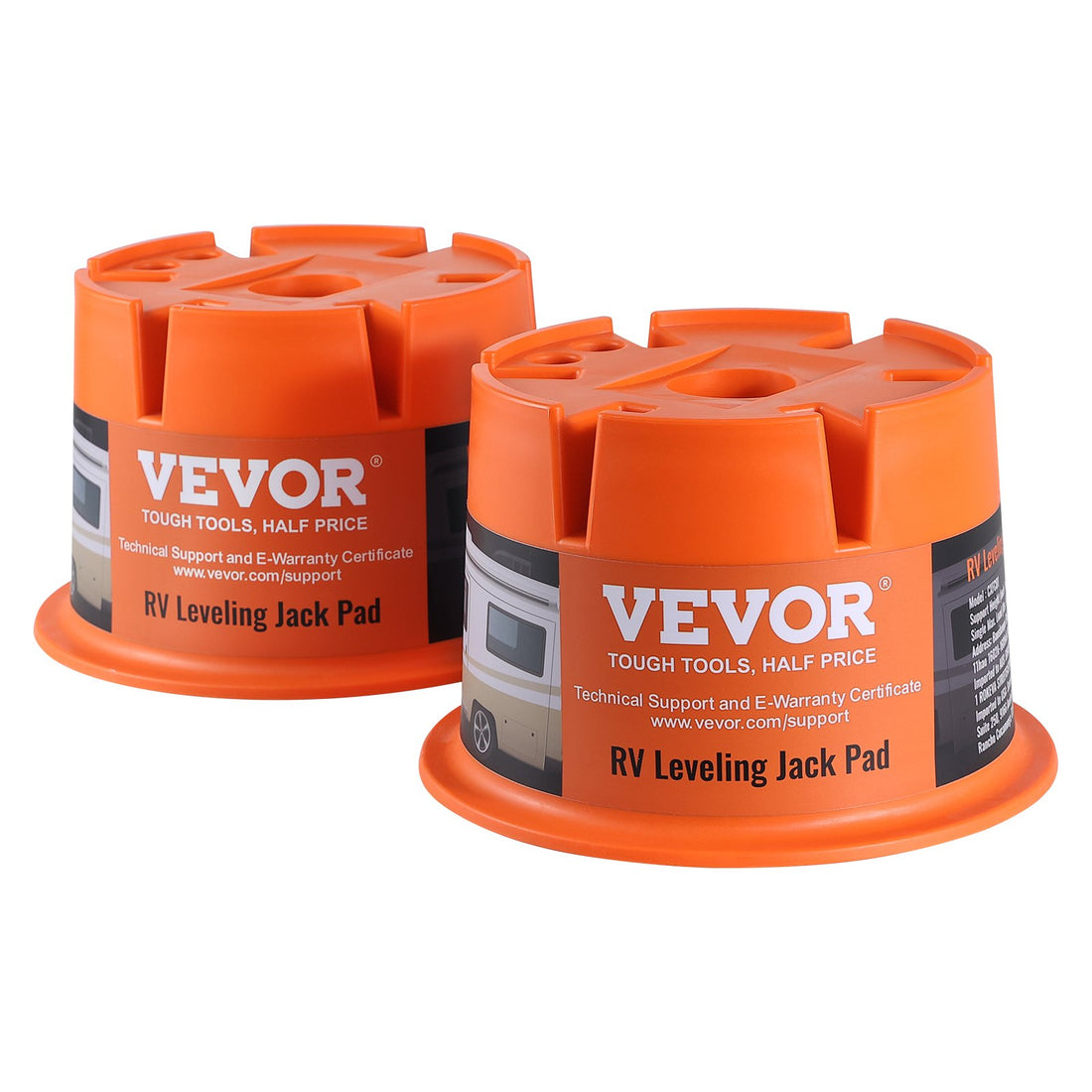 RV Jack Block 2000 Lbs Capacity Stabilizer Blocks 2-Pack