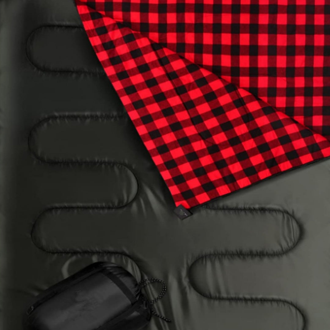 Camping Flannel Sleeping Bag Thickened