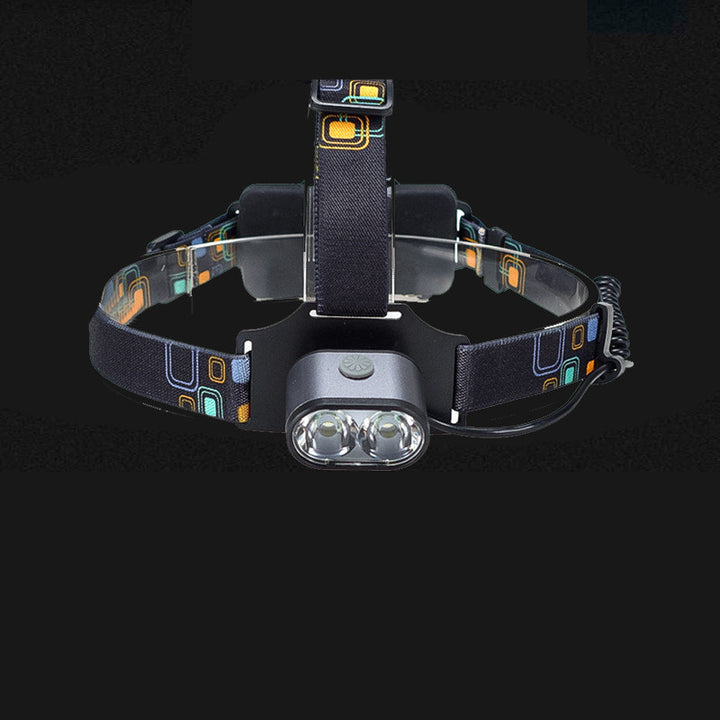 LED USB Rechargeable Headlamp Head-Mounted Outdoor Light