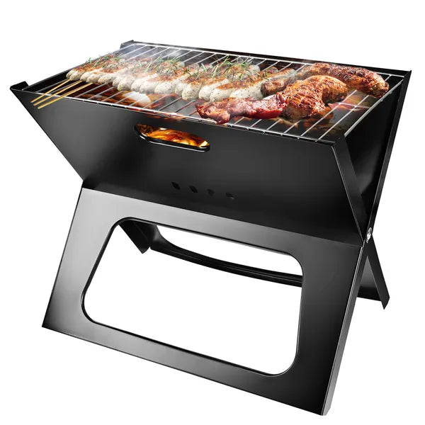 Foldable BBQ Grill For Camping, Picnic, RV Travel & Backyard Use