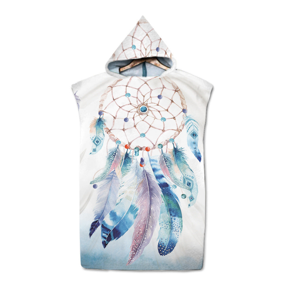 Beach Sun Protection Wearable Swimming Towel