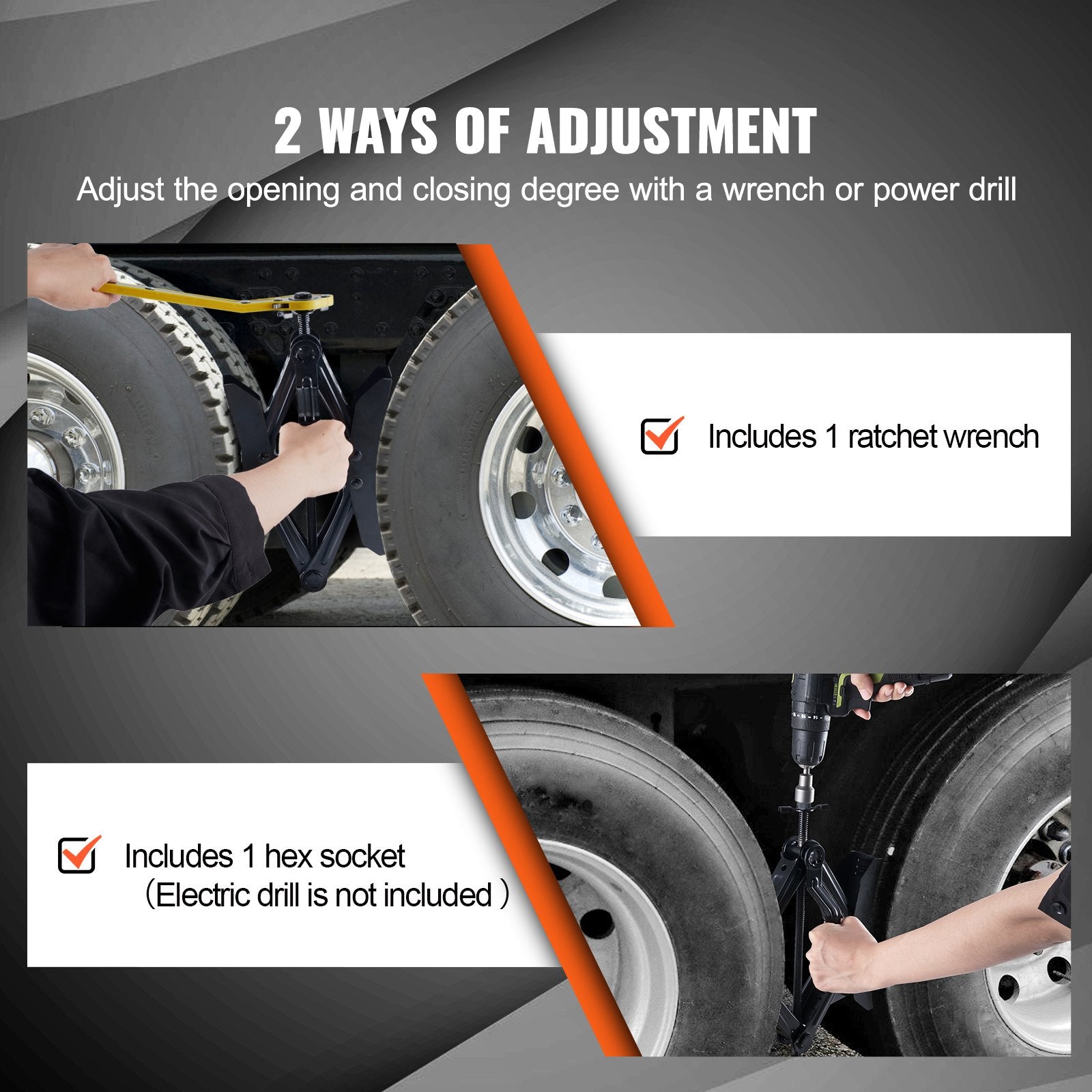 Heavy-Duty H-Shaped RV Tire Locking Chock